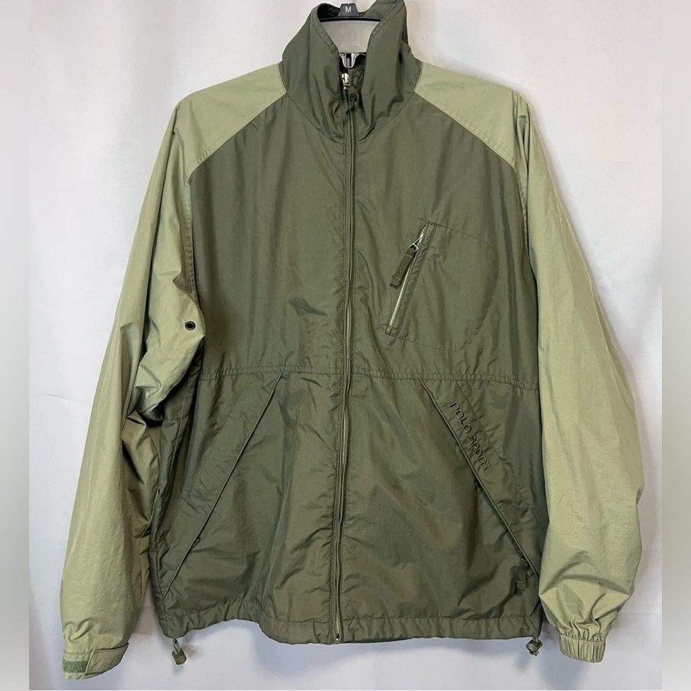 Polo sport Ralph Lauren Jacket Men’s Full Zip Fleece Green Sz S/P